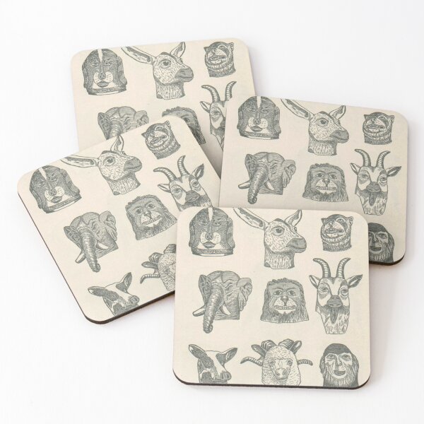 Item preview, Antique Animal Heads designed and sold by BlueSpecsStudio.