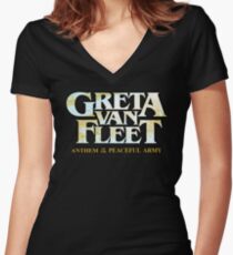 GVF WORLD TOUR 2018 - 2019 Women's Fitted V-Neck T-Shirt