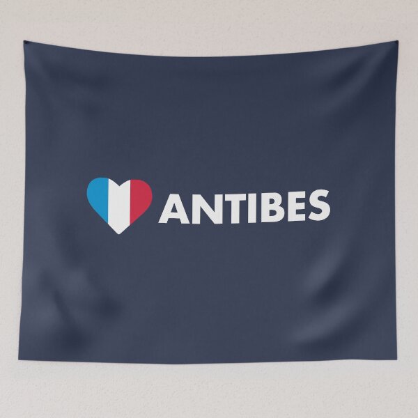 Item preview, Antibes France Flag Heart designed and sold by lukassfr.