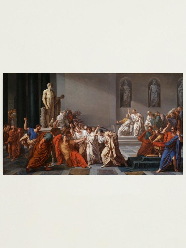 Alternate view of Et tu, Brute? Even you, Brutus? Death of Caesar by Vincenzo Camuccini #DeathofCaesar #Death #Caesar #VincenzoCamuccini #EtTuBrute #EvenYouBrutus Photographic Print