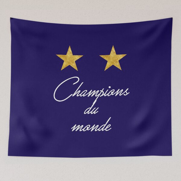 Item preview, WORLD CHAMPIONS 2 STAR WHITE designed and sold by FrenchFactory.