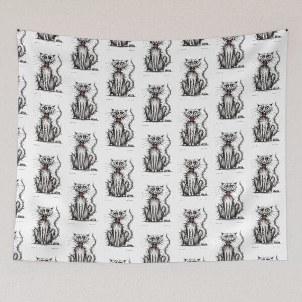 Item preview, Fuzzy cat designed and sold by Keith Mills.
