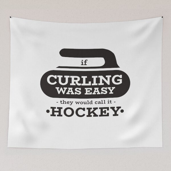 Item preview, Curling ice curling stones broom tournament gift designed and sold by design2try.