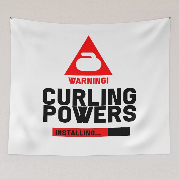 Item preview, Curling ice curling stones broom tournament gift designed and sold by design2try.