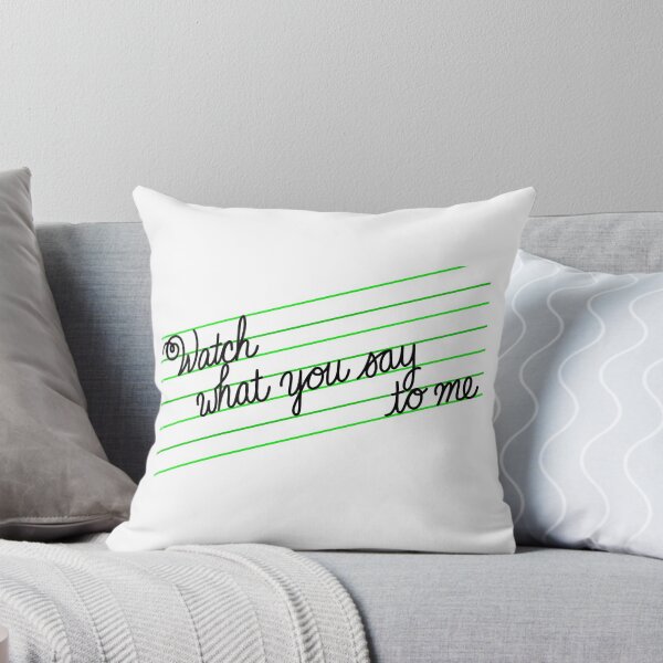 Item preview, Watch what you say to me (green) designed and sold by slightlydecent.