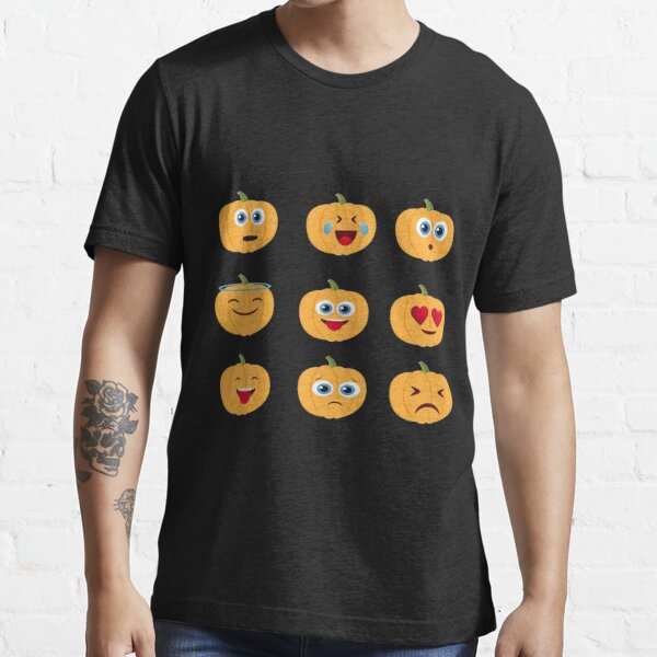 "Pumpkin Emoji Bundle Halloween, Christmas and Birthday Gift Ideas" T