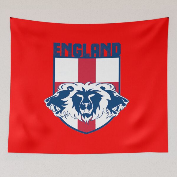 Item preview, England Three Lions Roar (Blue) designed and sold by Dave Harris.