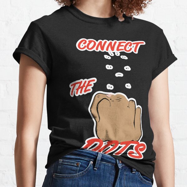 CONNECT THE DOTS STITCH PRINT EMBROIDERED TEE – OBTAIND