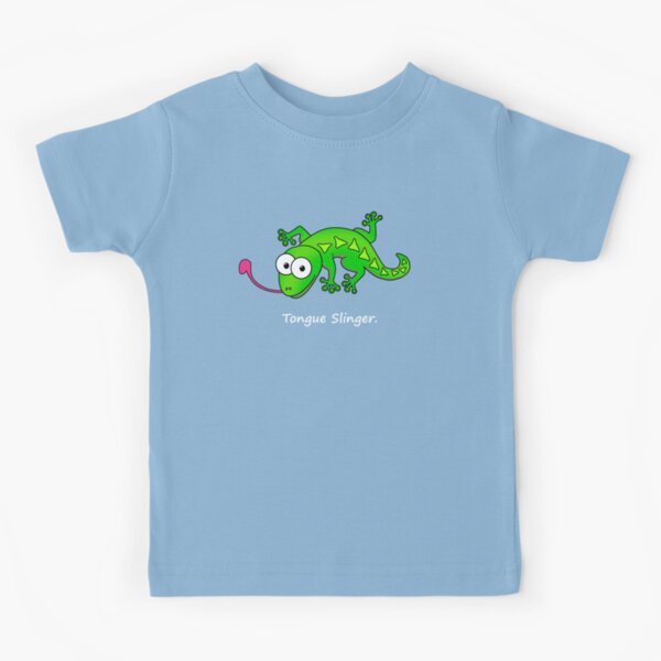 Tongue Slinger - Kids' lizard print Kids T-Shirt