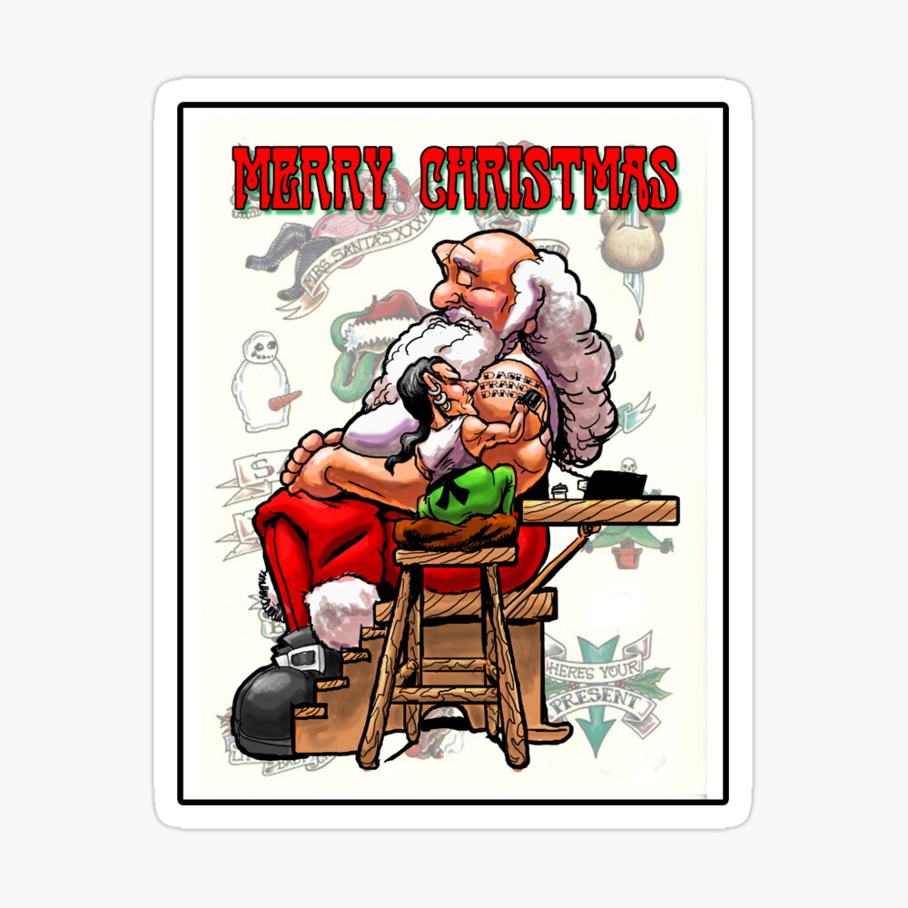 Christmas Offer Christmas Tattoo Action Vector Stock Vector (Royalty Free)  328369766 | Shutterstock