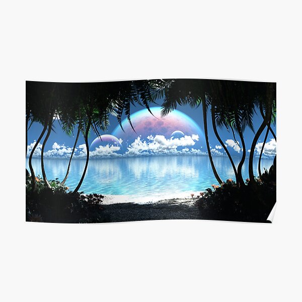 Three Moon Bay (Day) Poster
