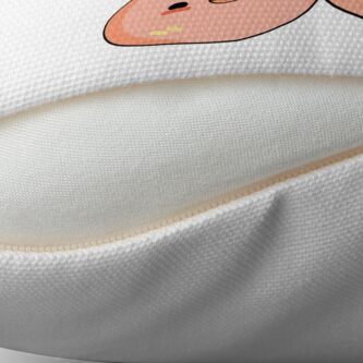 Alternate view of I Ap-peach-iate You Fruit Food Pun Floor Pillow