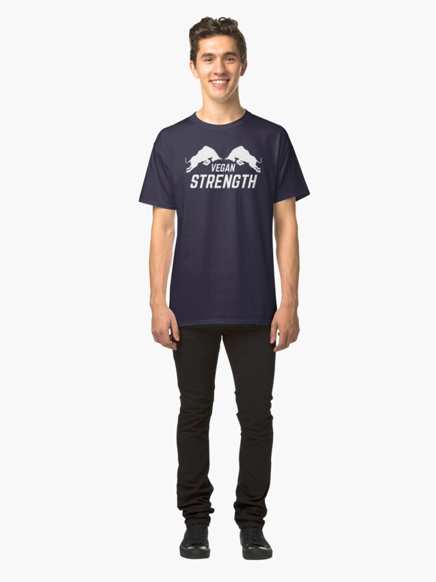 Alternate view of vegan strength Classic T-Shirt
