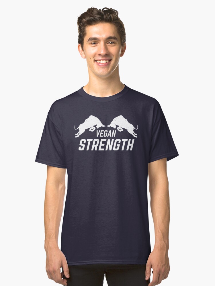 Alternate view of vegan strength Classic T-Shirt