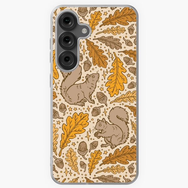 Item preview, Oak & Squirrels | Animal Autumn Nature Pattern designed and sold by OMEGAFAUNA.