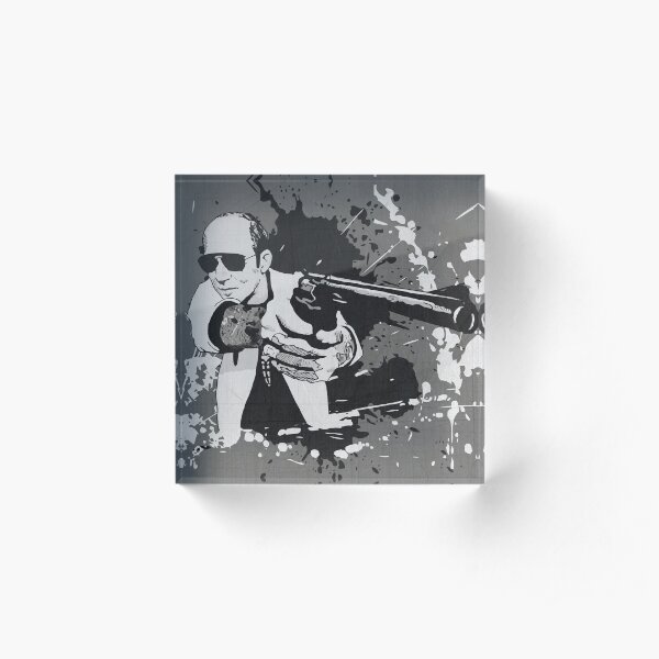 Hunter S Thompson Acrylic Block