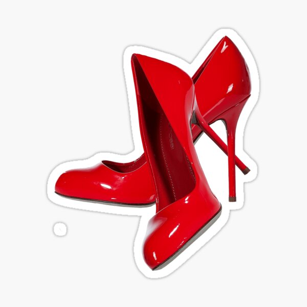 Red Shoes Sticker