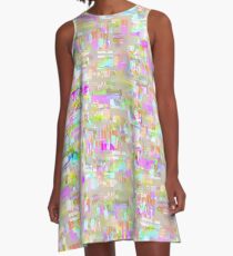 Glitchy - Tweed A-Line Dress