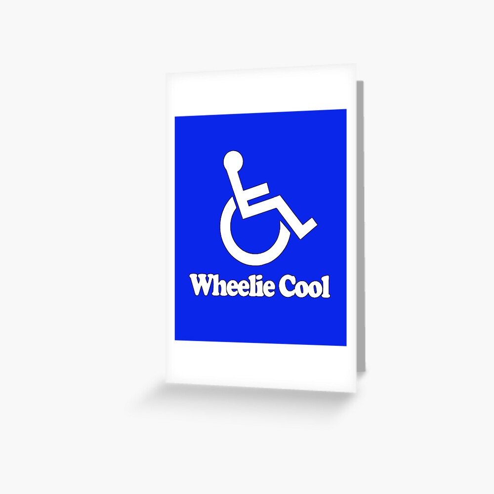 Rollstuhl Der Wheelie Coole Lustige Unfahigkeit Tut Kunstdruck Von Ttuniques Redbubble