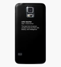 Cello Teacher / Cello Lessons Instructor Case/Skin for Samsung Galaxy