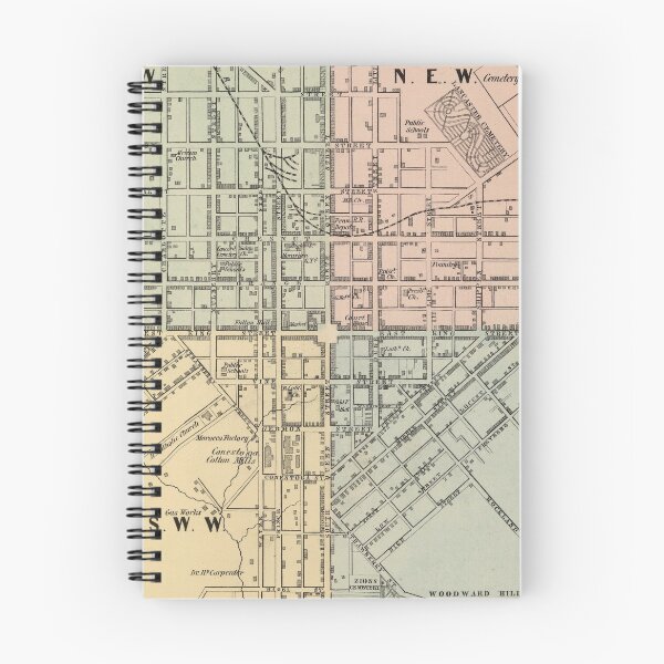 Item preview, Vintage Map of Lancaster PA (1864) designed and sold by BravuraMedia.