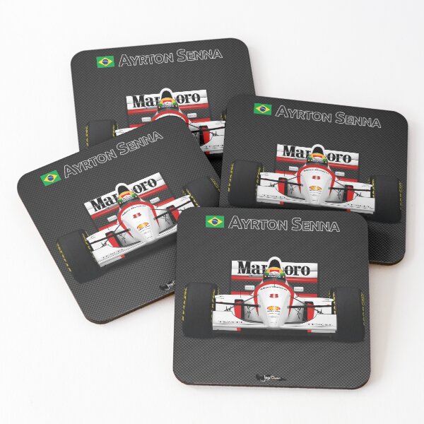 Item preview, McLaren MP4/8 - Ayrton Senna with Carbon background designed and sold by JageOwen.