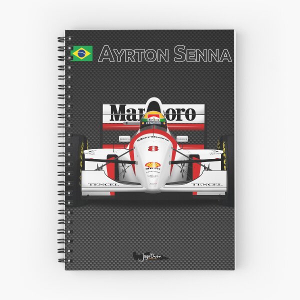 Item preview, McLaren MP4/8 - Ayrton Senna with Carbon background designed and sold by JageOwen.