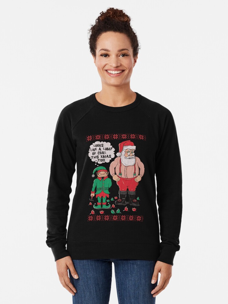 naughty elf sweaters