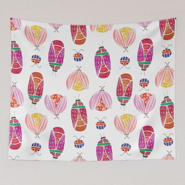 Item preview, Bugs in Red designed and sold by printmesomecolo.