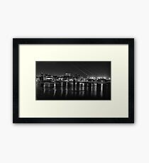 Cardiff bay at night Framed Print