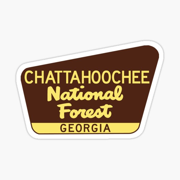 Chattahoochee National Forest Georgia Park Sticker