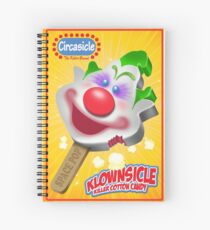 Killer Klown Popsicle Spiral Notebook