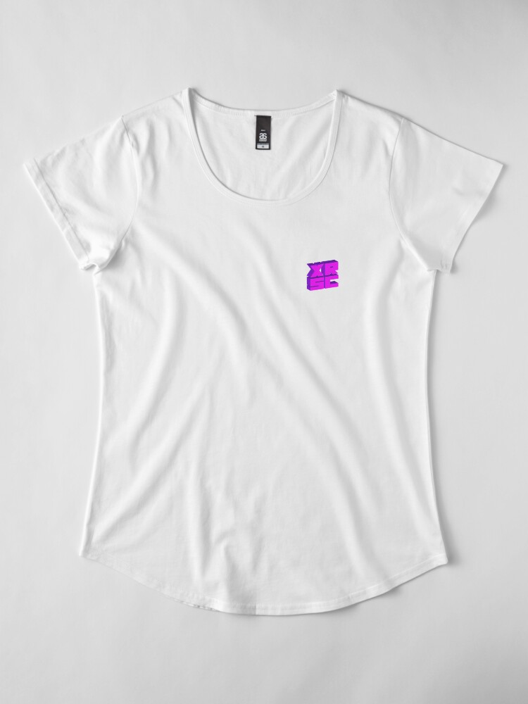 Alternate view of XRSC - Purple Premium Scoop T-Shirt