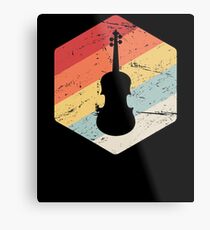 Retro Cello Teacher / Cello Lessons Gift Metal Print