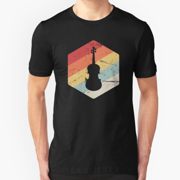 Retro Cello Teacher / Cello Lessons Gift Slim Fit T-Shirt