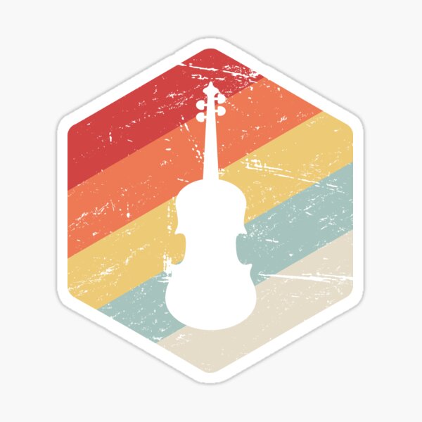 Retro Cello Teacher / Cello Lessons Gift Sticker