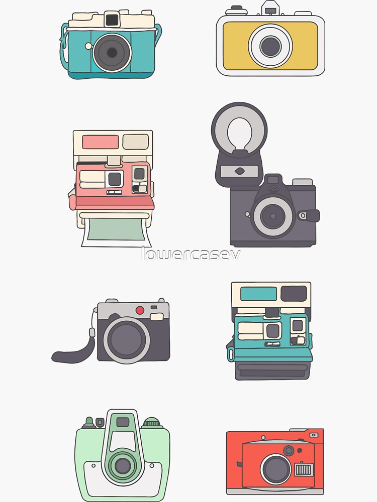 Cameras Sticker Pack 2 by lowercasev