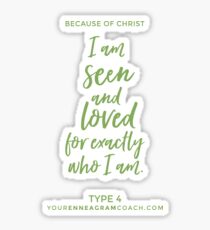 Enneagram Type 4 - Core Longing Sticker