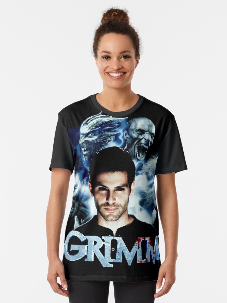 Nick The Grimm T Shirt For Sale By Allieconfyart Redbubble Grimm Graphic T Shirts