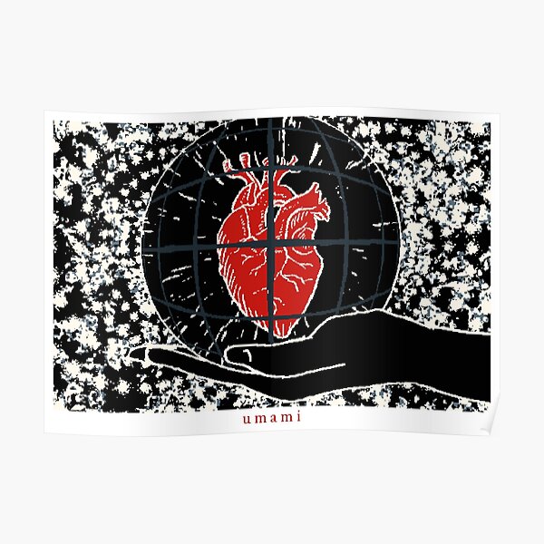 Kami Holding Heart Poster