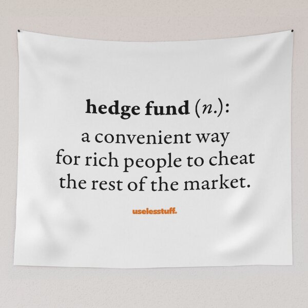 Item preview, 16674-01-BLT – Uselesstuff® Dictionary – Hedge Fund – Convenient (Black) designed and sold by Uselesstuff.