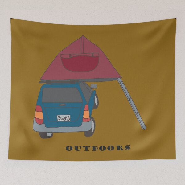 Item preview, Camping Outdoors Digital Art  designed and sold by DeLislesRT.