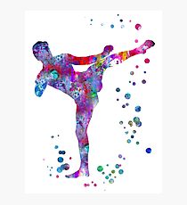 Lámina fotográfica Hombre muay tailandés boxeo, muay thai boxing man