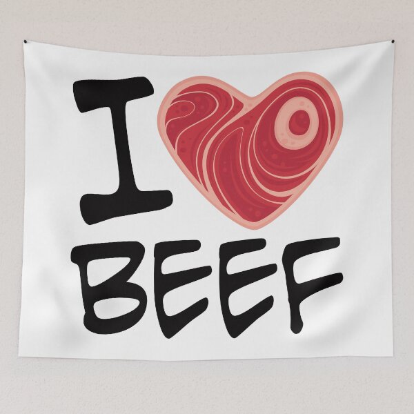 Item preview, I Love Beef designed and sold by fizzgig.