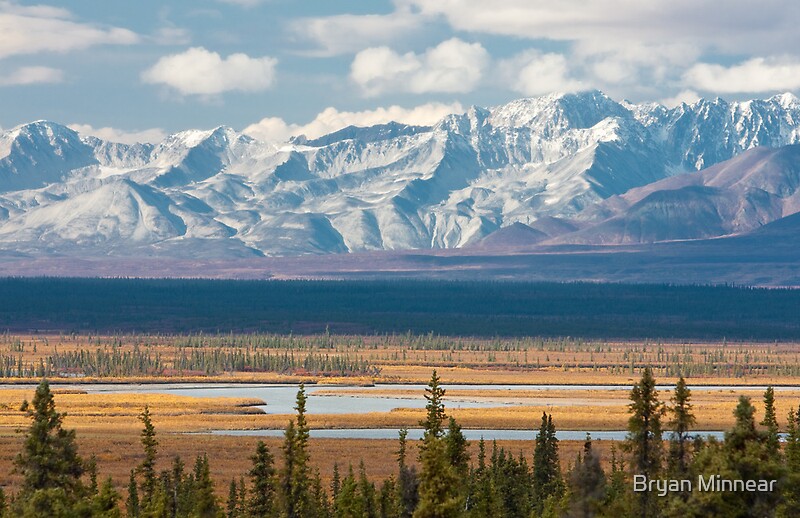 "Susitna River Valley, Alaska" by Bryan Minnear | Redbubble