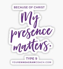 Enneagram Type 9 - Core Longing Sticker
