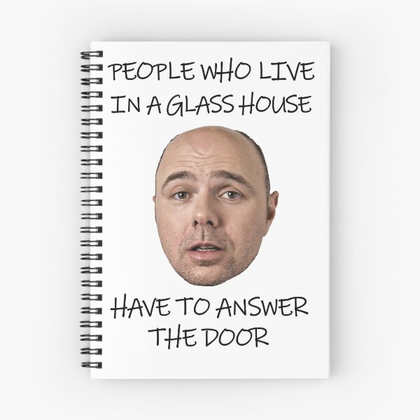 Item preview, Karl Pilkington - People Who Live in a Glass House Have to Answer the Door designed and sold by RafikCreations.