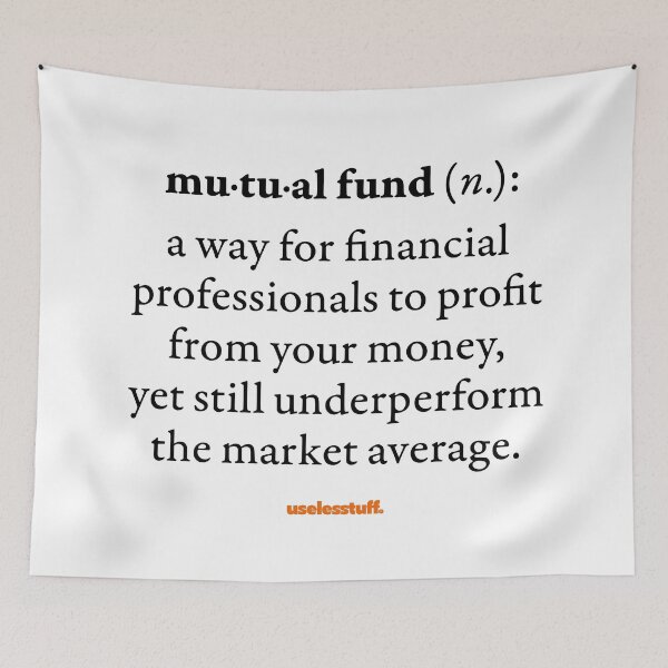Item preview, 16675-01-BLT – Uselesstuff® Dictionary – Mutual Fund – Average (Black) designed and sold by Uselesstuff.