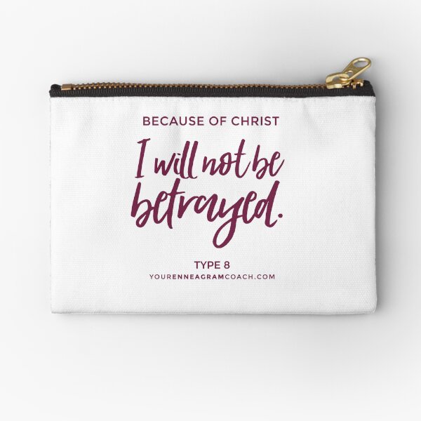 Enneagram Type 8 - Core Longing Zipper Pouch