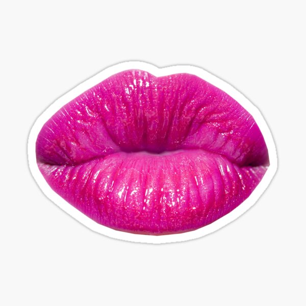 Pink Kiss Sticker